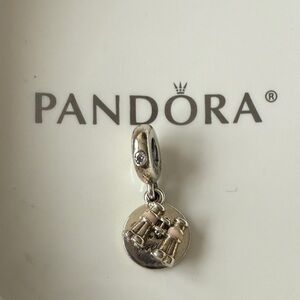 Pandora Silver and Pink Binoculars Charm